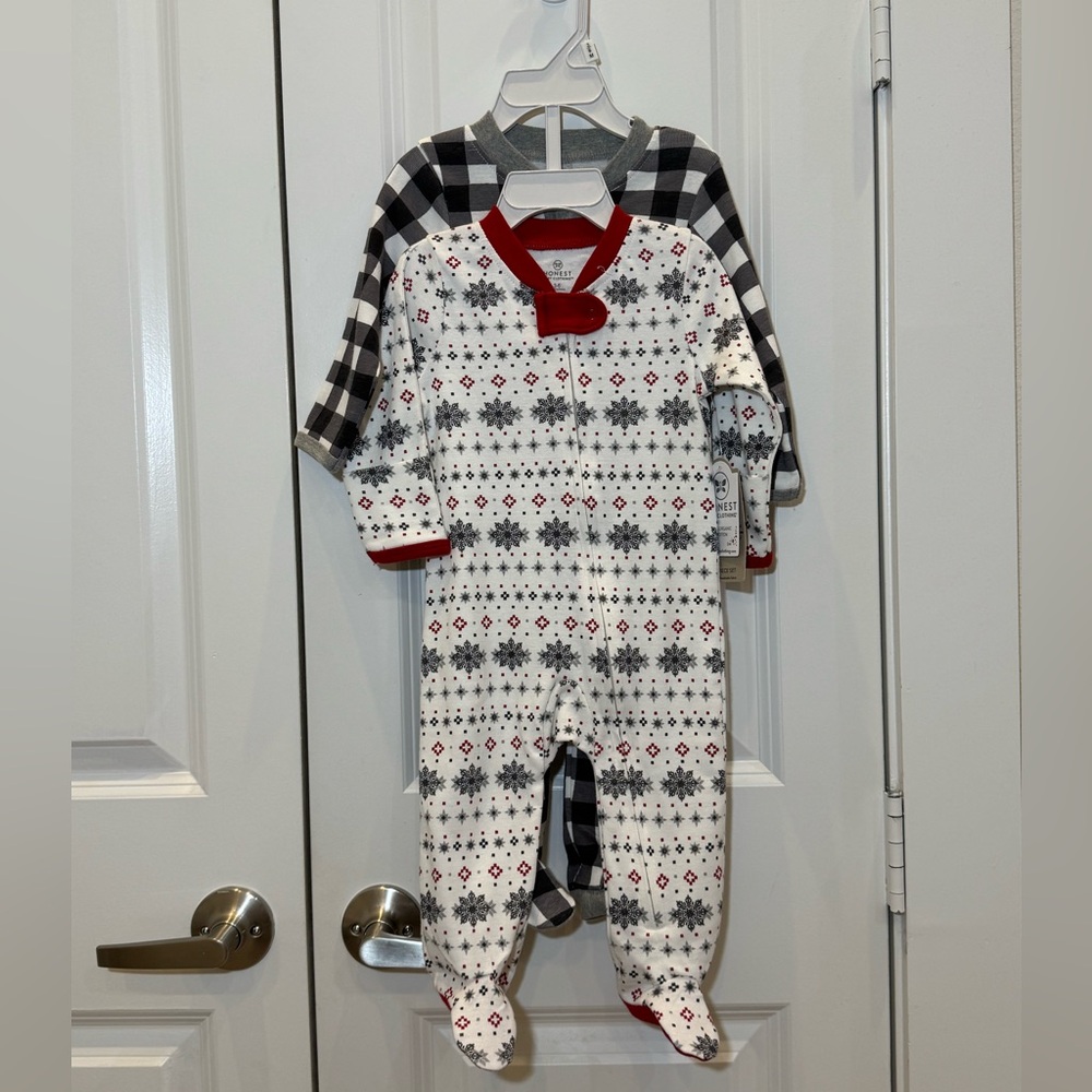 Honest Christmas Zip Up Pajamas